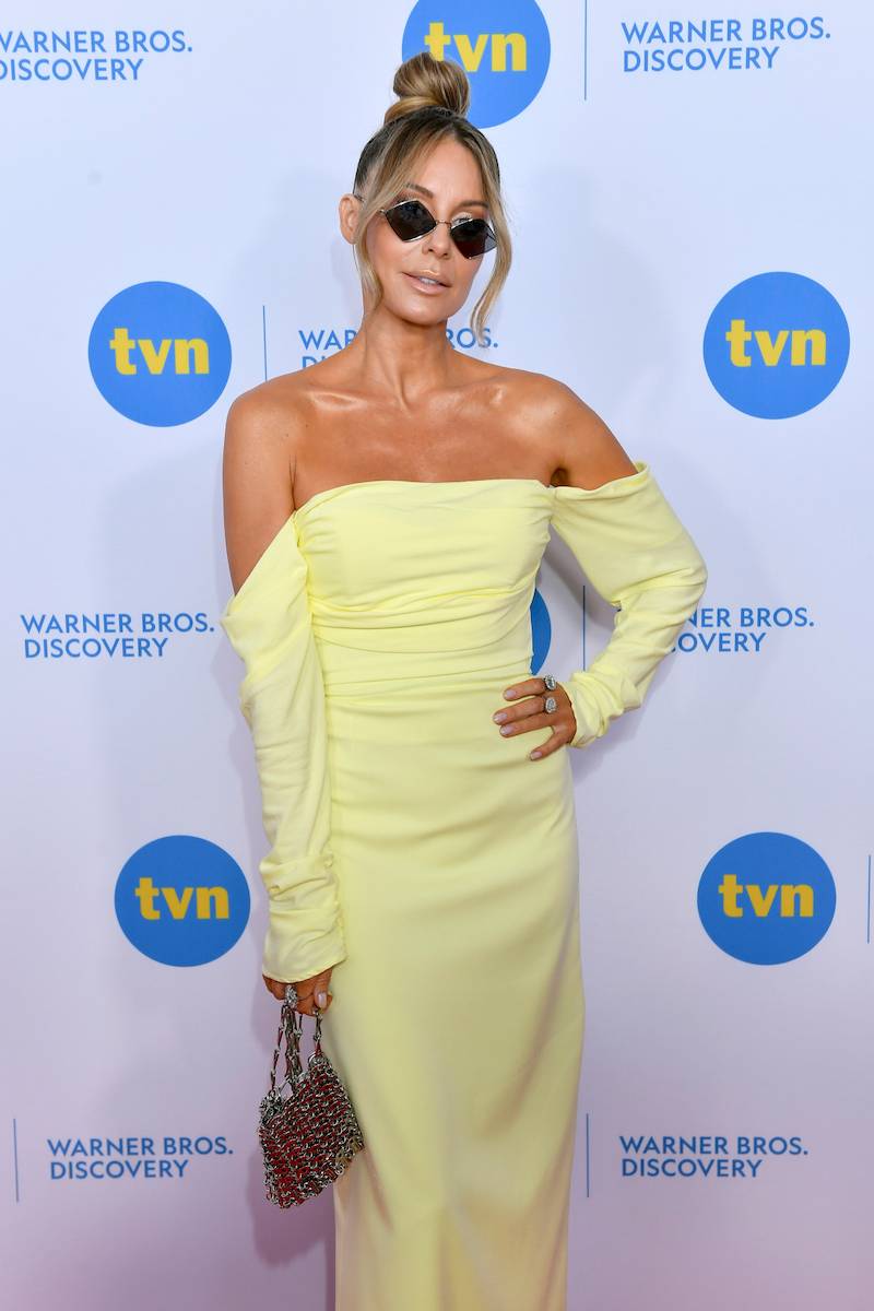 Małgorzata Rozenek-Majdan w sukni do ziemi na ramówce TVN-u