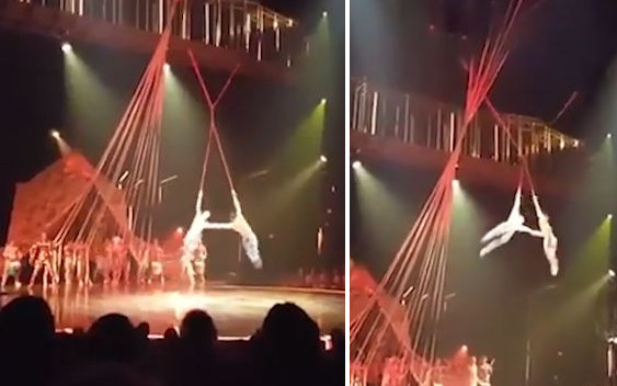 Śmiertelny wypadek w cyrku Cirque du Soleil – akrobata spadł na ziemię