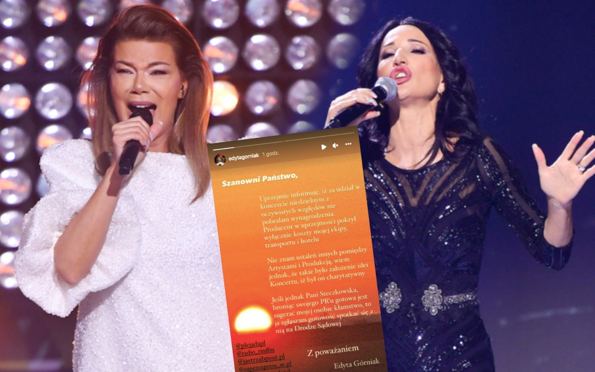 Edyta Górniak odpowiada Steczkowskiej: “Zgłaszam gotowość spotkać się z nią na drodze sądowej”