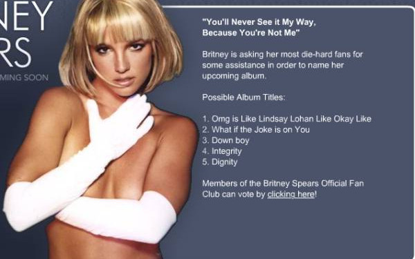 Jaki tytuł będzie miał album Britney?