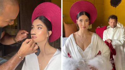 Wyjątkowy ślub gwiazdy “Top Model” w Wietnamie. Nie mogło zabraknąć Michała Piróga