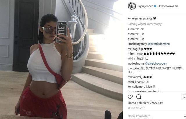 Ktoś podszywa się pod Kylie Jenner!