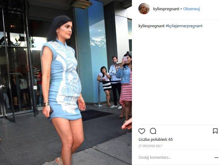 Kylie nie chce pokazać brzucha, więc fani zrobili go SAMI