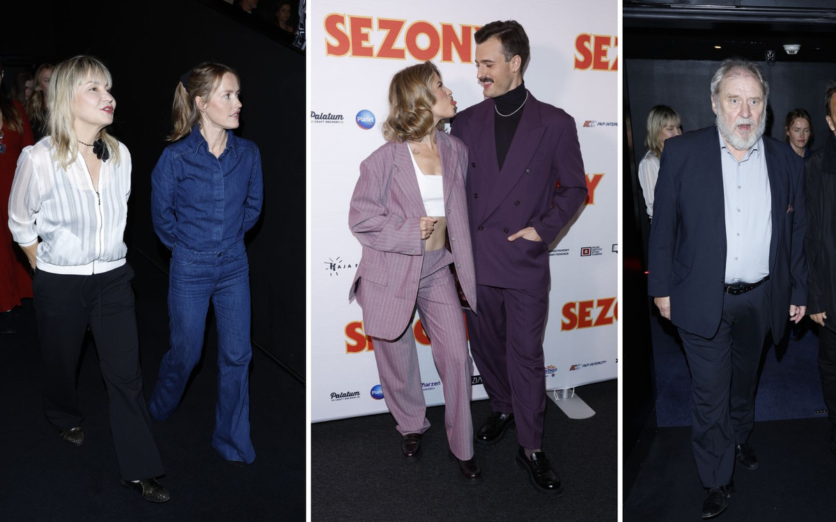 Premiera filmu “Sezony”. Andrzej Seweryn z żoną, Agnieszka Dziekan odsłoniła brzuch, Olga Frycz…