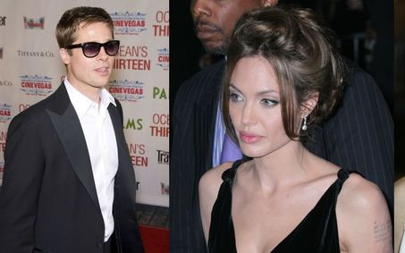 Brad drażni Angelinę