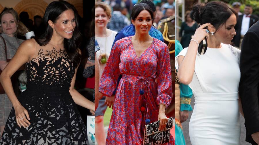 Najlepsze stylizacje księżnej Meghan w czasie podróży do Australii