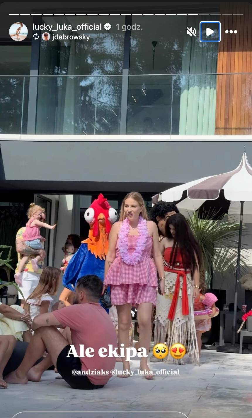 Andziaks i Luka z przytupem zorganizowali Charlie 5 urodziny. Była nawet Natalia Siwiec