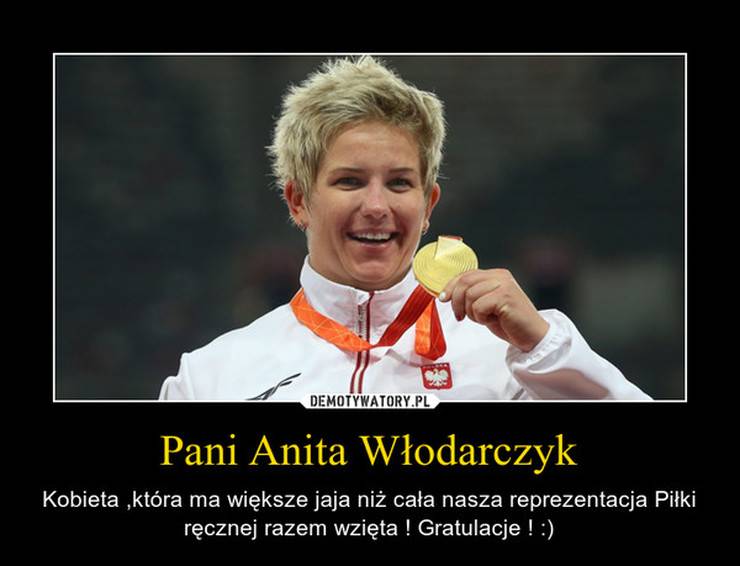 Internauci cieszą się ze złota olimpijskiego Anity Włodarczyk