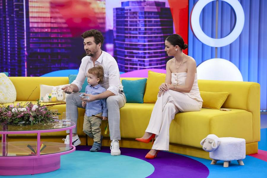 Niedzielny poranek w “Halo Tu Polsat”! Jan i Lenka Klimentowie z synkiem i pieskami, Jolanta Fraszyńska (FOTO)