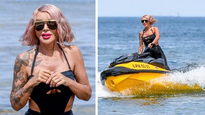 Seksowna Ewa Minge na plaży w Międzyzdrojach! (ZDJĘCIA)