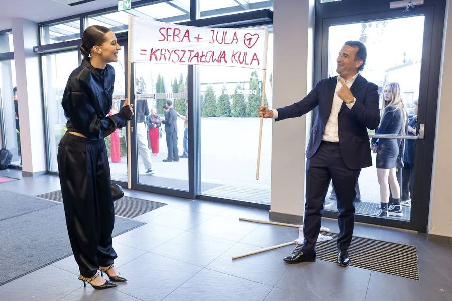 Michał Koterski i Maja Klajda na finale "Tzg"/AKPA