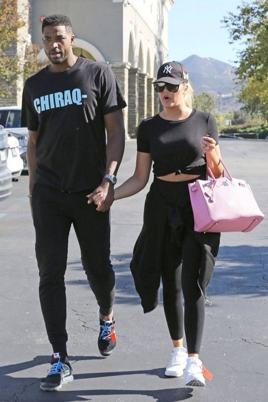 Khloe Kardashia i Tristan Thompson idą za rękę