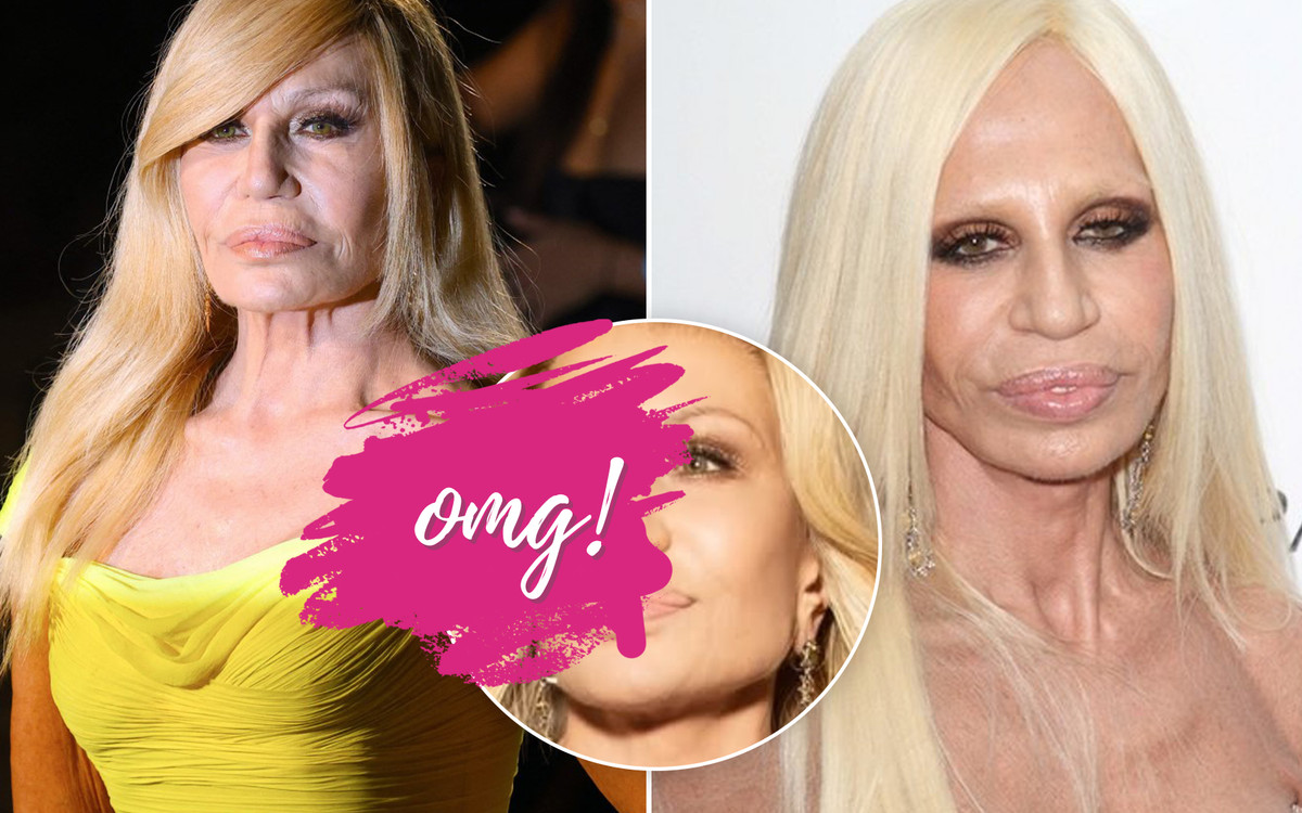 Donatella Versace SZOKUJE nową twarzą! Przebiła metamorfozę Lindsay Lohan (FOTO)