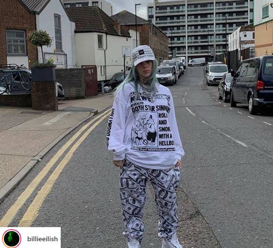 Dlaczego Billie Eilish nosi ZA DUŻE ubrania?