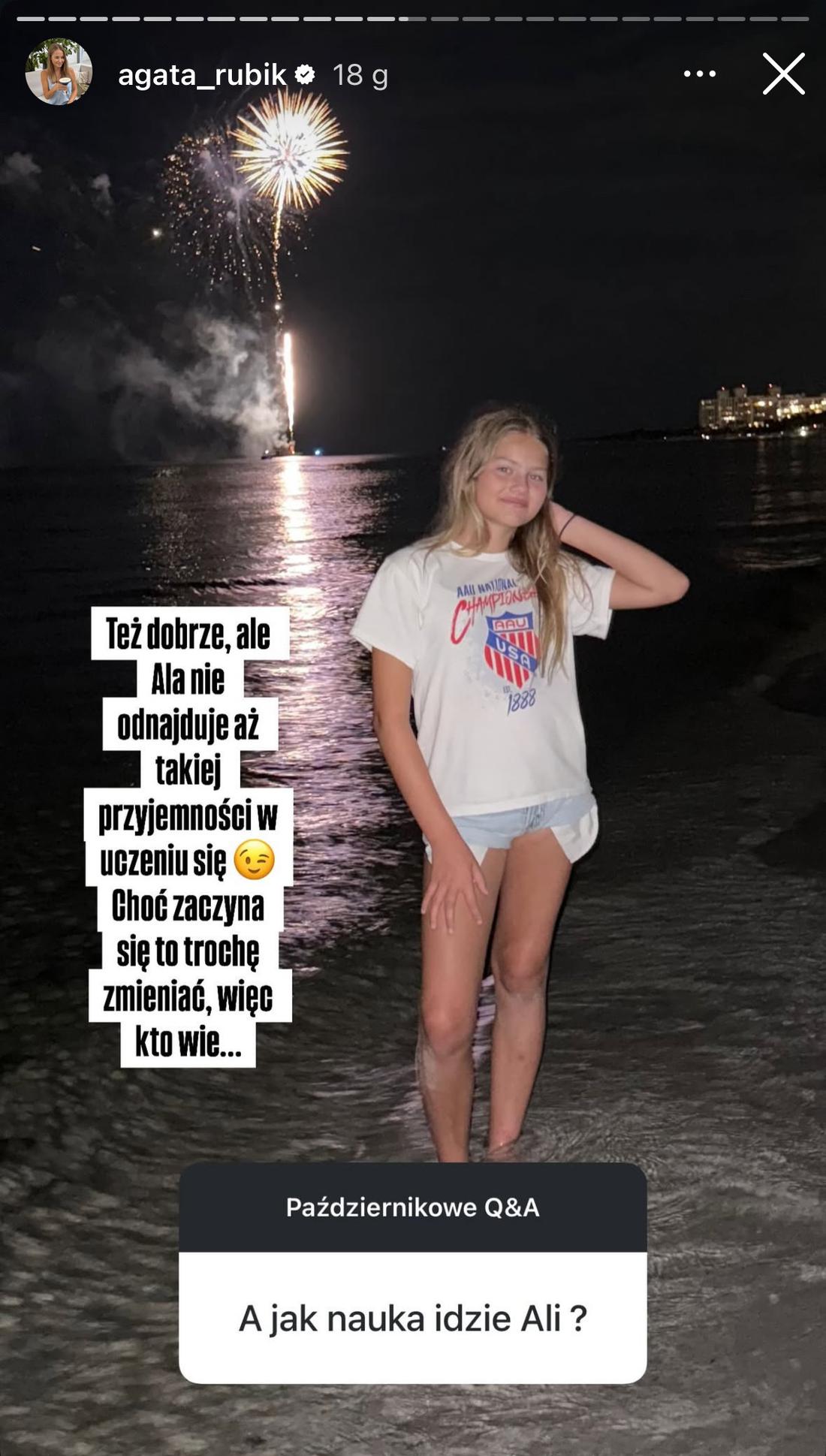 Agata Rubik, fot. Instagram. 