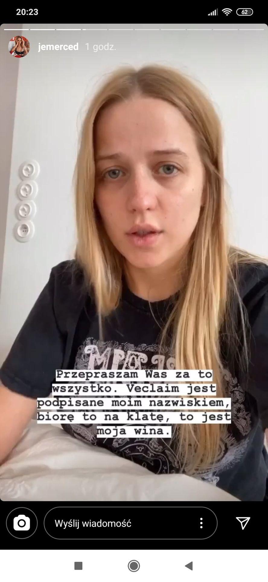 Jessica Mercedes o aferze z marką Veclaim