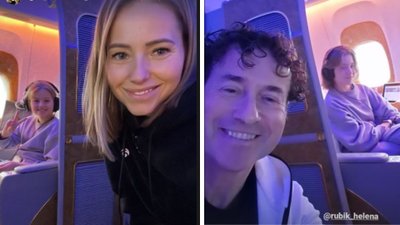 Agata Rubik relacjonuje LUKSUSOWĄ podróż samolotem: łóżka, prysznic i maseczki na twarz