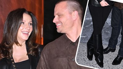 Marcin Hakiel z ciężarną Dominiką brylują na premierze filmu. Już niebawem powitają na świecie syna