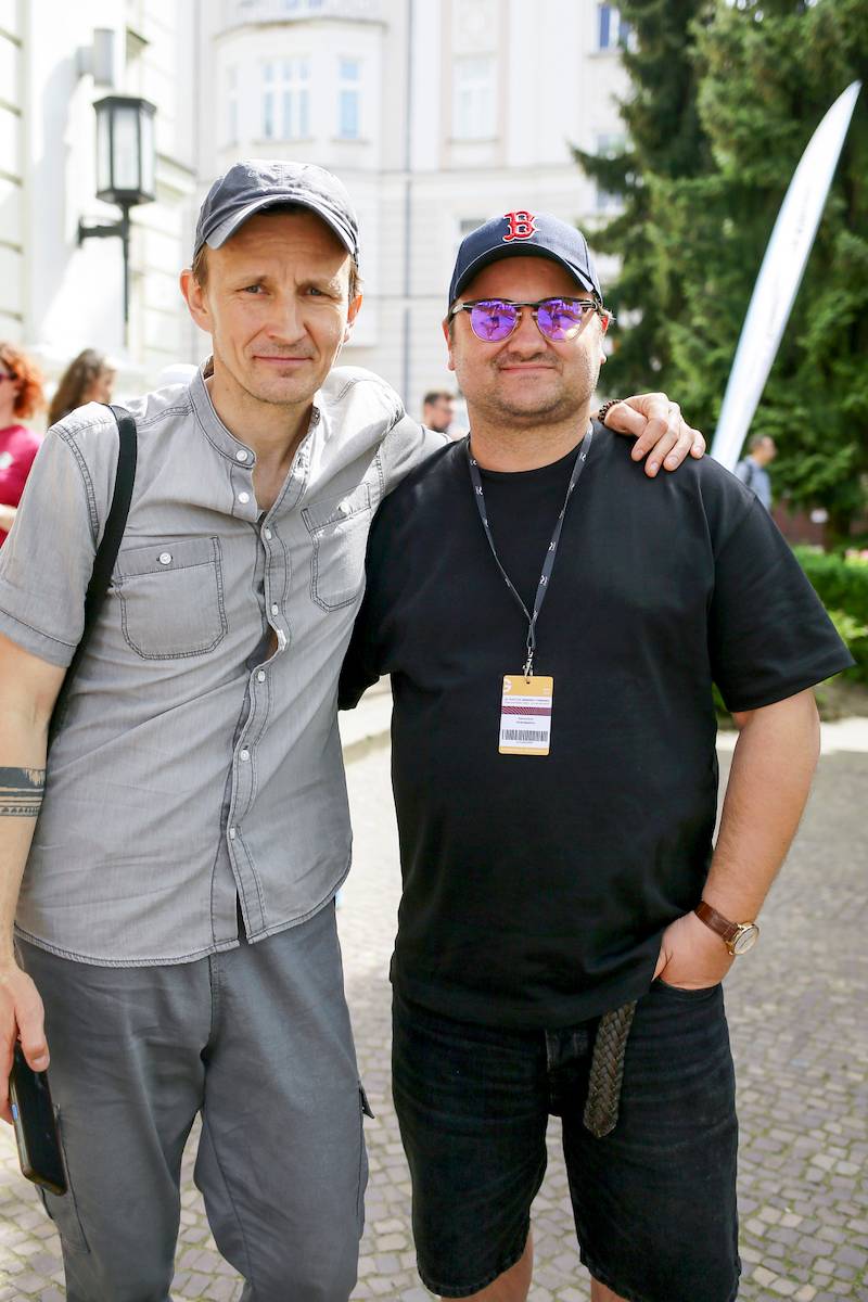 Zlot aktorów w Cieszynie. Robert Więckiewicz, Zamachowski z Gabrielą Muskałą…