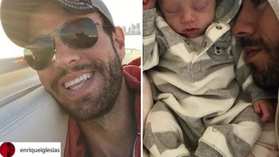 Enrique Iglesias pokazał, jak bawi się z jednym z bliźniąt (Instagram)