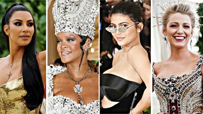 ZJAWISKOWE kreacje na Met Gali 2018: Kardashianki, Rihanna jak papież…