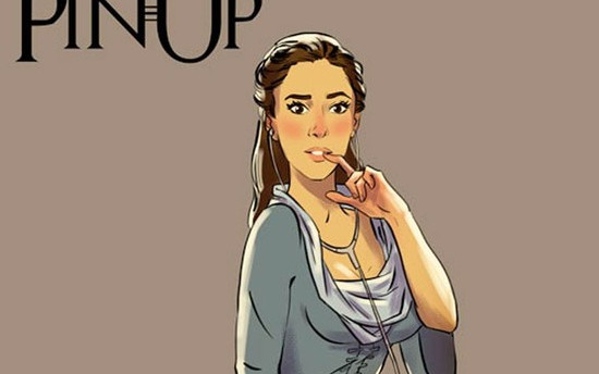 Bohaterki Gry o Tron jako pin-up girls