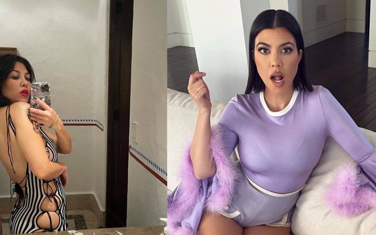 Kourtney Kardashian pozuje w obcisłych spodniach, a fani zasypują ją pytaniami o ciążę: “Oto skutki uboczne zapłodnienia in vitro”