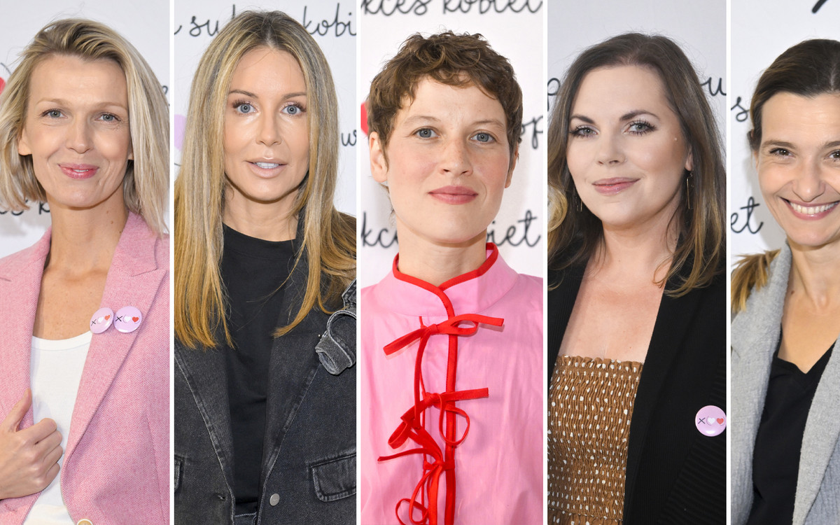 Tłum gwiazd w szczytnym celu: Rozenek, Mołek, Koroniewska, Kwaśniewska, Domańska