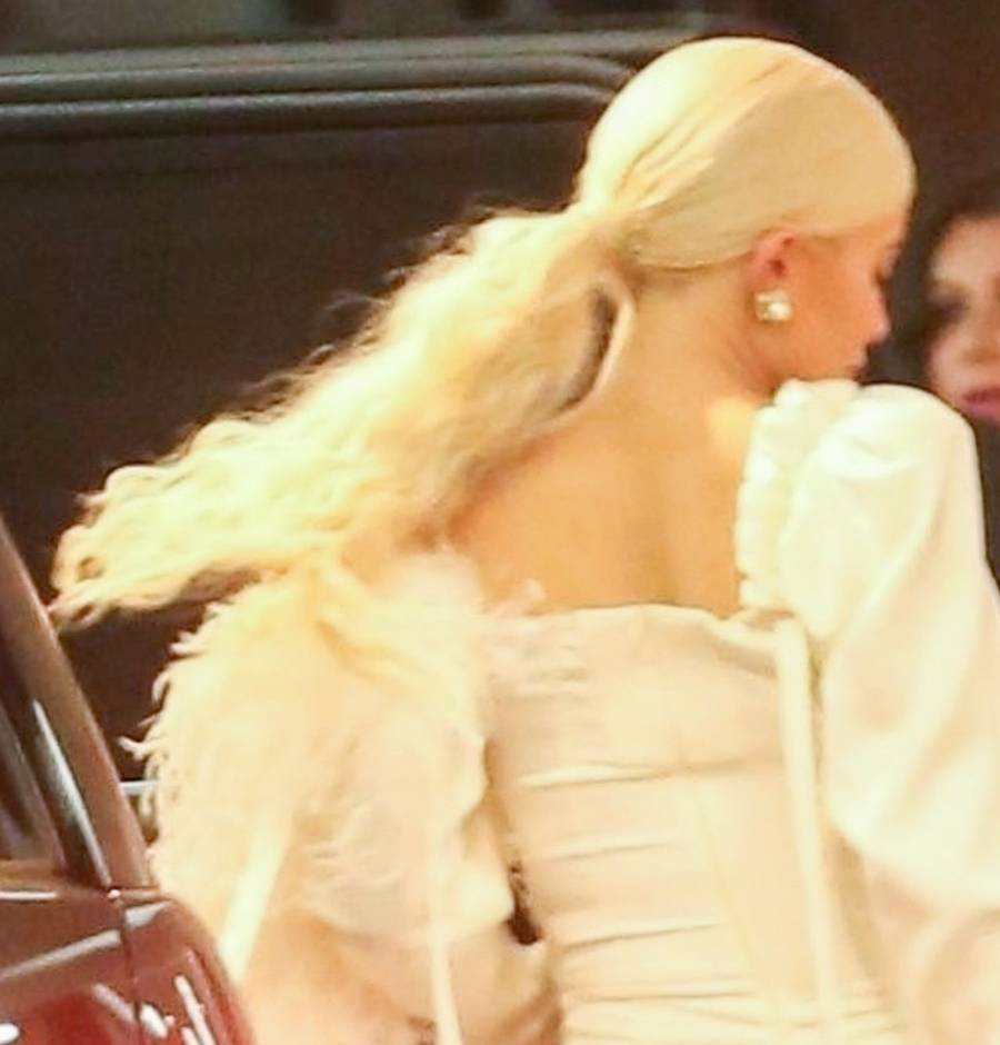 Kiczowata Kylie Jenner na świątecznym party